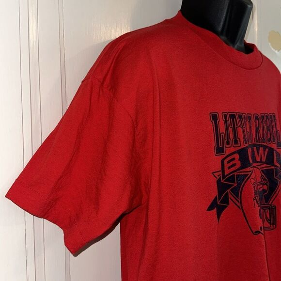 Vintage Ole Miss Little Rebel Bowl red cotton/polyester short sleeve T-shirt - Picture 5 of 8